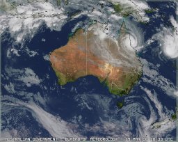 TC Larry - 20:33UTC - Australian view